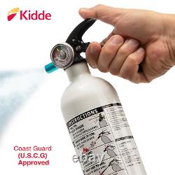3-Lb Disposable Marine Fire Extinguisher Safety Kidde 5-BC