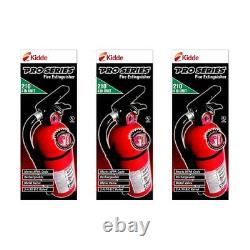 3 Pack Dry Chemical Fire Extinguisher 4 Lb. Rechargeable Home Office Safety New