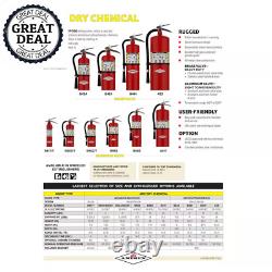 4-A80-BC 10 Lbs. ABC Dry Chemical Fire Extinguisher UL Listed All-Metal Valve