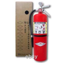 4-A80-BC 10 lbs. ABC Dry Chemical Fire Extinguisher Durable Powder Paint