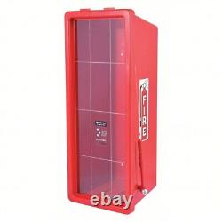 (4) CATO 20LB Fire Extinguisher Cabinets RED (4) Hammer and (4) Keys