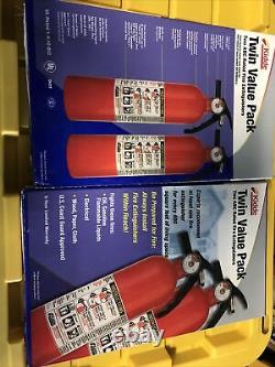 4 Kidde 2 Twin Pack Fire Extinguisher Rated 1A10BC