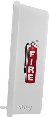 (4-PACK) NEW 10lb FIRE EXTINGUISHER CABINET WITH PLEXI GLASS, Pro&Family
