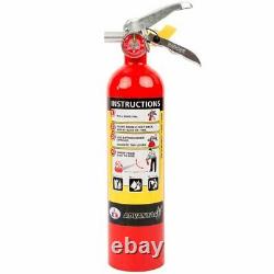 (4 Pack) 2.5 Lb. Fire Extinguisher ABC Dry Chemical Rechargeable Safety Kitchen