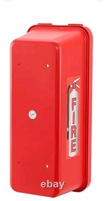 (4 Pack) 5 Lb Red Fire Extinguisher Cabinet Indoor/outdoor Free Shipping