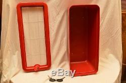 (4 Pack) 5 Lb Red Fire Extinguisher Cabinet Indoor/outdoor Free Shipping