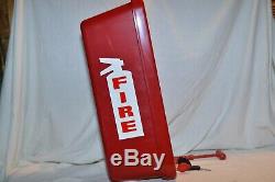 (4 Pack) 5 Lb Red Fire Extinguisher Cabinet Indoor/outdoor Free Shipping