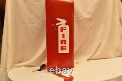 (4 Pack) 5 Lb Red Fire Extinguisher Cabinet Indoor/outdoor Free Shipping