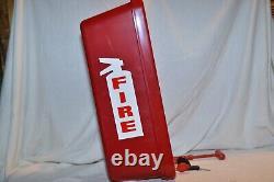 (4 Pack) 5 Lb Red Fire Extinguisher Cabinet Indoor/outdoor Free Shipping