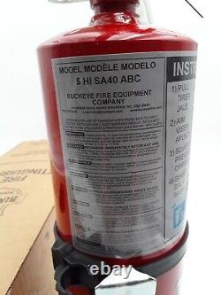 4-Pack Buckeye 10914 ABC Multipurpose Dry Chemical Hand Held Fire Extinguisher
