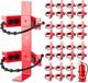 4 Pcs Fire Extinguisher Bracket, 2.5 Lb And 5 Lb, Red Adjustable Wall Mount Fo