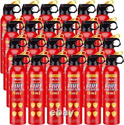 4 in 1 Portable Fire Extinguisher 620ml Mount Water Spray Kitchen Home Car Class