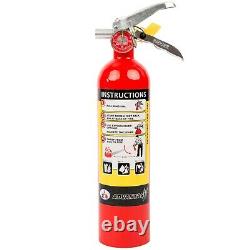 4X 2.5 Lb Fire Extinguisher ABC Dry Chemical Rechargeable DOT Vehicle Bracket UL