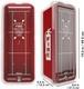 4pcs Fire Extinguisher Cabinet Box Red Plastic Cover Case for 5LB FE New