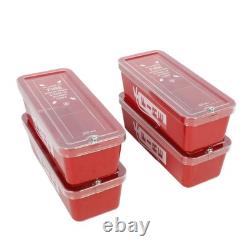 4pcs Fire Extinguisher Cabinet Box Red Plastic Cover Case for 5LB FE New