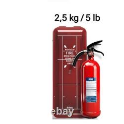 4pcs Fire Extinguisher Cabinet Box Red Plastic Cover Case for 5LB FE New