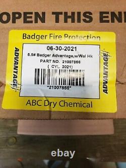 5.5 LB ABC Fire Extinguisher & Cabinet + Cert Tag & Breaker Bar Lock with Decals