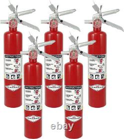 5 Pack Amerex Dry Chemical Fire Extinguisher B417T 2.5 Pounds
