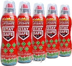 5-in-1 FIRE EXTINGUISHER 5Pack For Home Kitchen Car Garage Non Toxic Lightweight