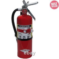 5 lb ABC Dry Chemical Fire Extinguisher with Vehicle Bracket for Safety Anywhere