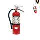 5 lb. ABC Dry Chemical Fire Extinguisher with Wall Bracket Steel Construction