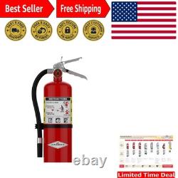 5 lb. All-Metal ABC Dry Chemical Fire Extinguisher with Convenient Wall Bracket