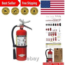5 lb Fire Extinguisher ABC Dry Chemical for Complete Safety at Home & Office