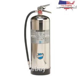 50000 Water Pressurized Hand Held Fire Extinguisher With Wall Hook 2.5 Gallon New