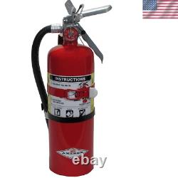 5lb ABC Dry Chemical Fire Extinguisher Class A B C with Vehicle Bracket