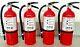 5lb Fire Extinguisher ABC Dry Chemical Kidde DISPOSABLE FOUR PACK