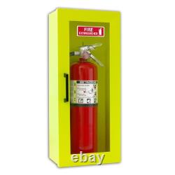 5lb or 10lb Fire Extinguisher Cabinet Surface Mount High Visibility Heavy Duty
