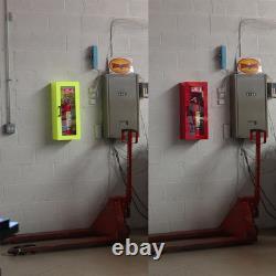 5lb or 10lb Fire Extinguisher Cabinet Surface Mount High Visibility Heavy Duty