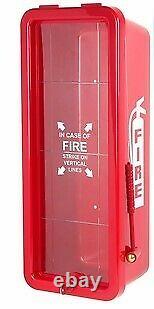 (6) Heavy Duty Plastic Fire Extinguisher Cabinets 10# Red