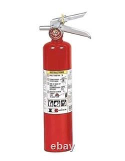 6 PK Fire Extinguisher 2.5LB ABC Dry Chemical Bracket Cert Tag