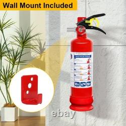 6 Pack ABC Dry Chemical Fire Extinguishers with Mount