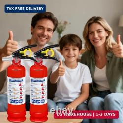 6-Pack Fire Extinguisher for Home, 2.5 lb 1-A10-BC Rated Dry Chemical Fire Saf