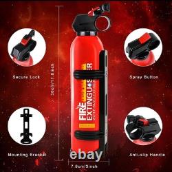 6 Pack Fire Extinguisher for Home with Mount Upgraded 8-in-1 Portable Red