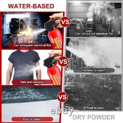 6 Pack Fire Extinguisher for Home with Mount Upgraded 8-in-1 Portable Red