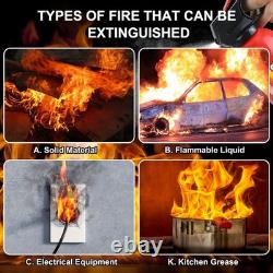 6 Pack Fire Extinguisher for Home with Mount Upgraded 8-in-1 Portable Red