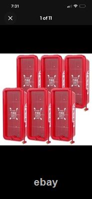 6-Pack of Cato 105-10 Rrc-H Fire Extinguisher Cabinets, For 10Lb extinguisher