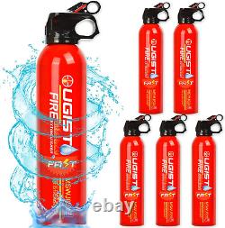 6 Pcs Fire Extinguisher with Mount 4 In-1 Fire Extinguishers for the House, Po