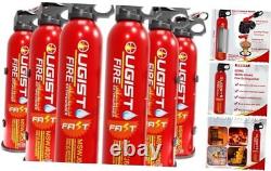 6 Pcs Fire Extinguisher with Mount 4 in-1 Fire FIRE EXTINGUISHER-6 PACK