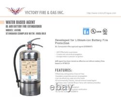 6L AVD Agent Victory Lithium-ion Battery Fire Extinguisher