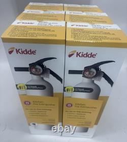 6x Kitchen Fire Extinguisher Kidde with Easy Mount Bracket, 10 BC, Dry Chemical