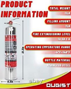 7Lb Water-Based Fire Extinguisher 1-A5-BC K Rating for House/Car/Kitchen