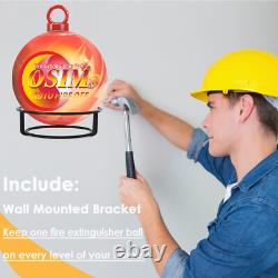 8 PCS Portable Automatic Fire Ball Extinguisher with Bracket and Hook Mount