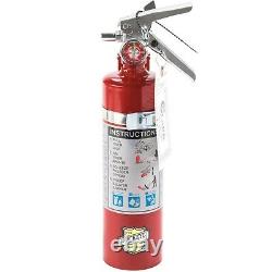 8X 2.5 Lb Fire Extinguisher ABC Dry Chemical Rechargeable DOT Vehicle Bracket UL