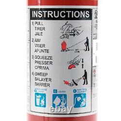 8X 2.5 Lb Fire Extinguisher ABC Dry Chemical Rechargeable DOT Vehicle Bracket UL