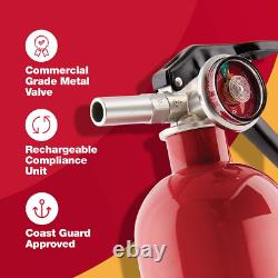 ABC Home Fire Extinguisher Rated 1-A10-BC HOME1 Red 4 Count Pack of 1