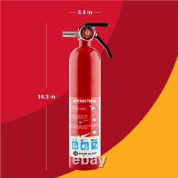 ABC Home Fire Extinguisher Rated 1-A10-BC HOME1 Red 4 Count Pack of 1
